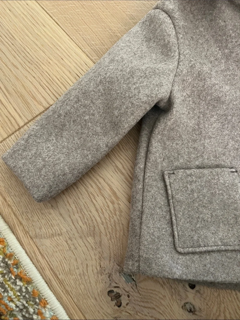 Old Navy Toddler Pea Coat in Taupe